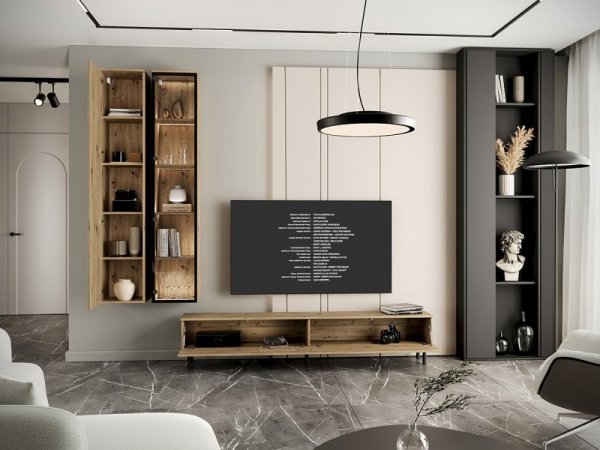 Meblościanka FIGO 1 dąb artisan