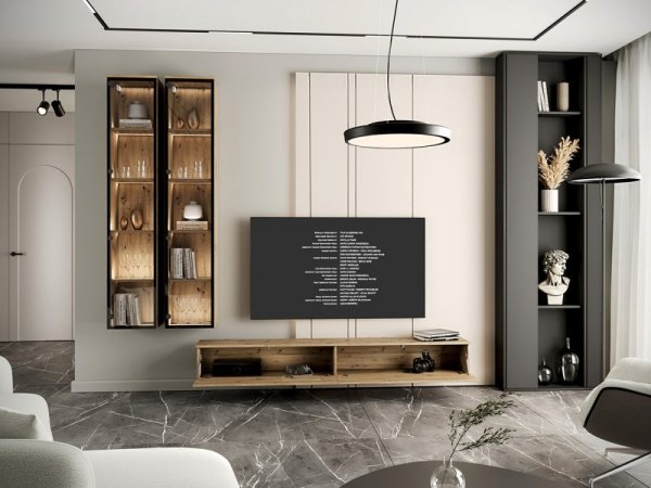 Meblościanka FIGO 3 dąb artisan