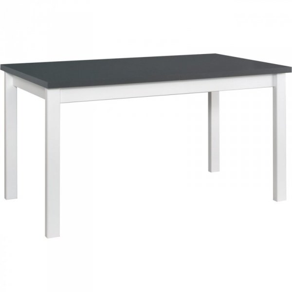 Stół DS37 80x140/180 grafit laminat / biały