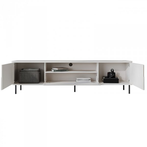 Komoda RTV RADIUS 180NC biały