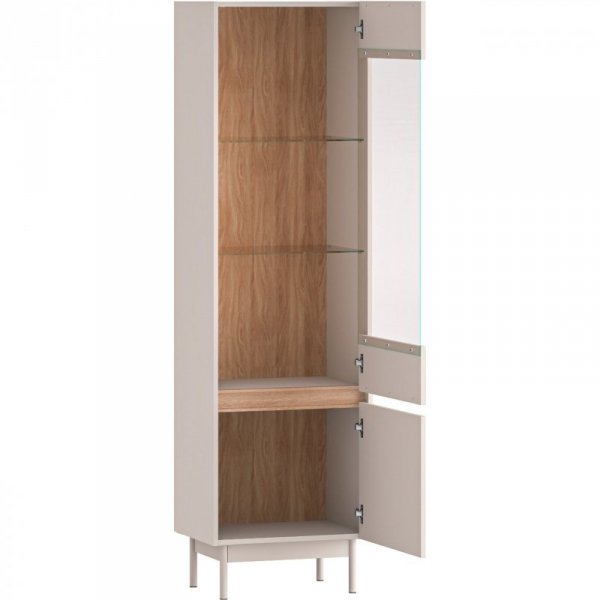 Witryna ERMITE 02 kaszmir / dąb cremona