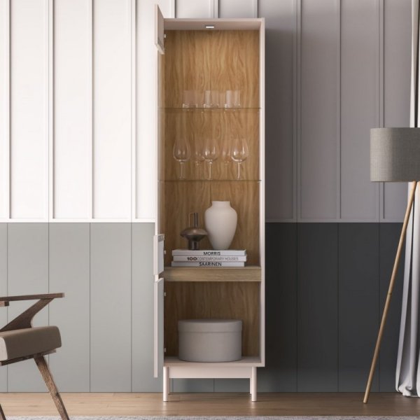 Witryna ERMITE 02 kaszmir / dąb cremona