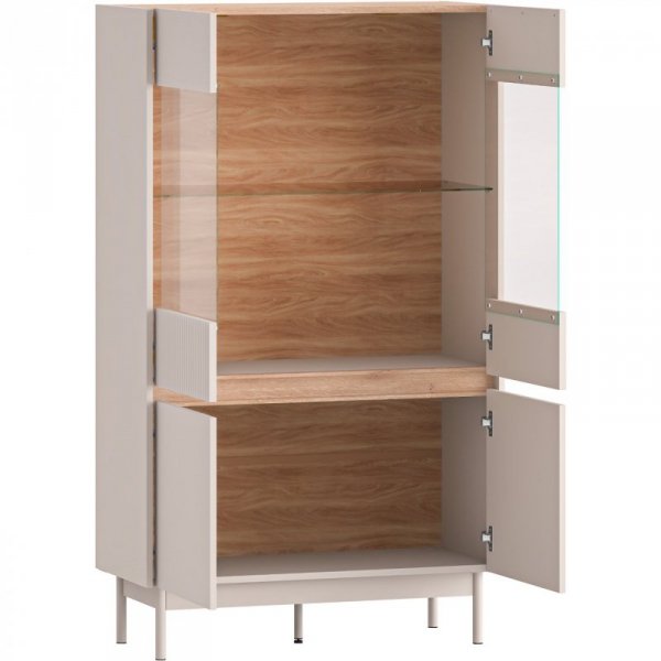 Meble do salonu ERMITE 1 kaszmir / dąb cremona