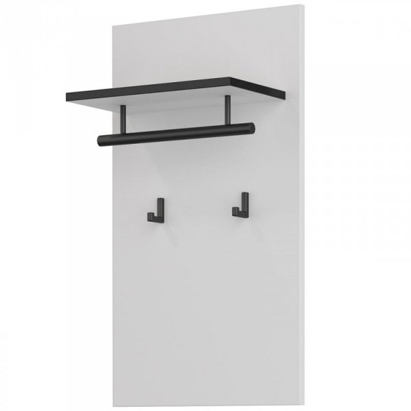 Garderoba CROSI 1 biały / czarny