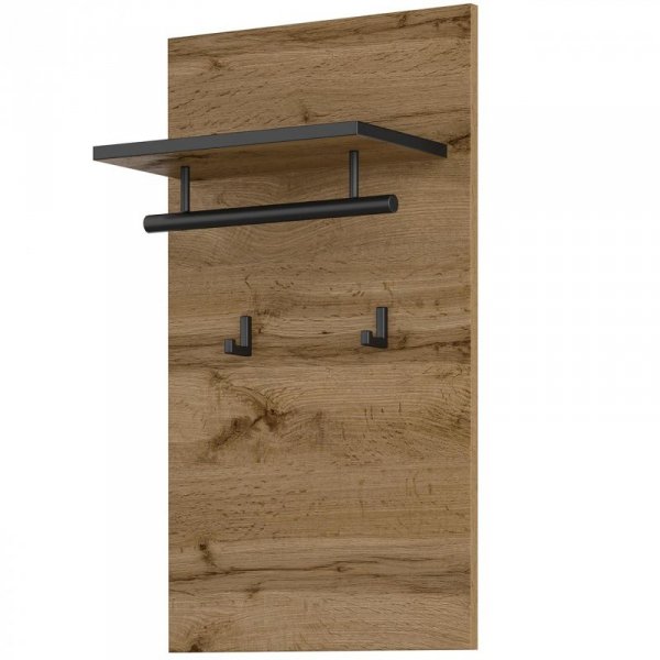 Garderoba CROSI 1 dąb wotan / czarny