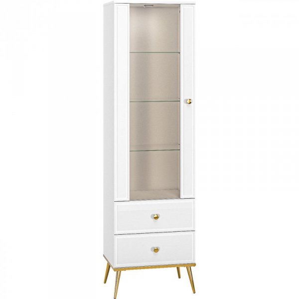 Witryna GOLDEN GL02 biały połysk