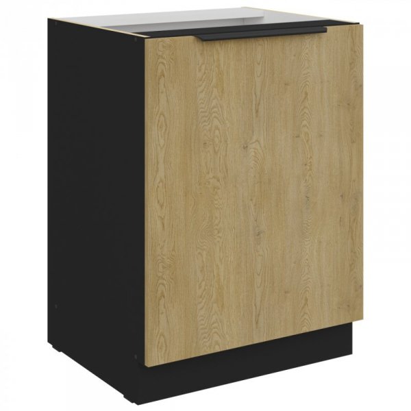 Kuchnia CAMERON 1 czarny / dąb artisan