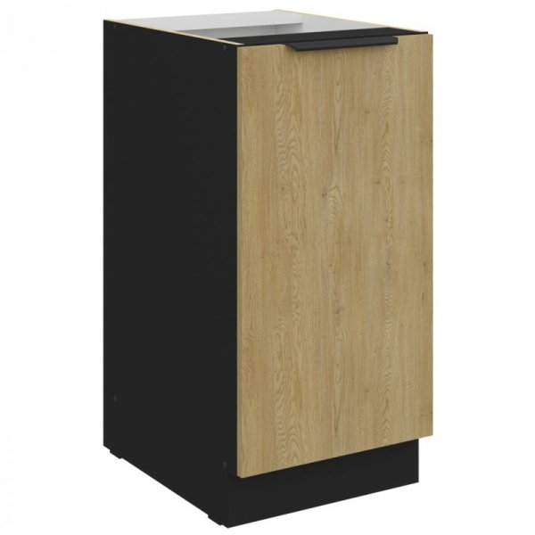 Kuchnia CAMERON 1 czarny / dąb artisan