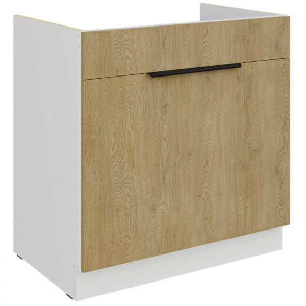 Kuchnia CAMERON 1 biały / dąb artisan