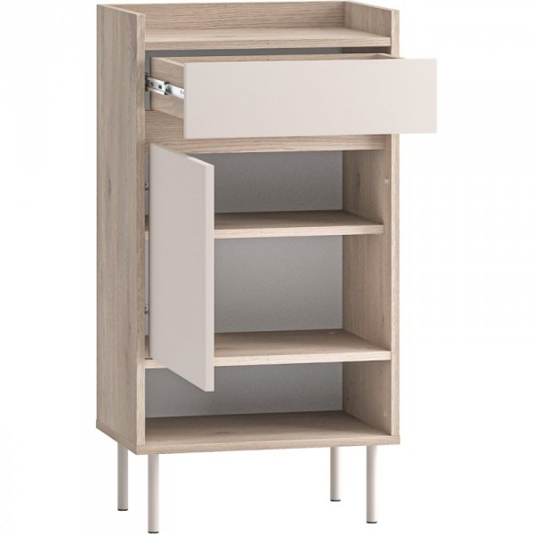 Garderoba FLEUR 1 dąb cremona terracotta / kaszmir