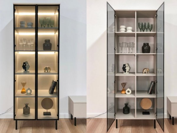 Witryna stojąca FIGO 04 kaszmir