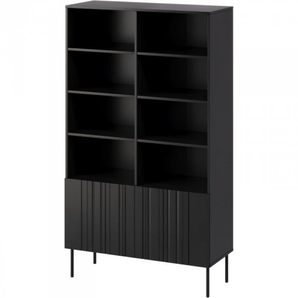 Regał ISOLA 100 czarny mat