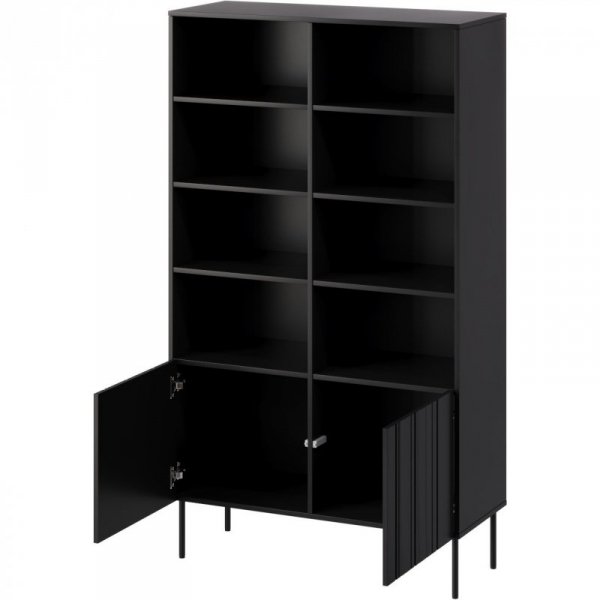 Regał ISOLA 100 czarny mat