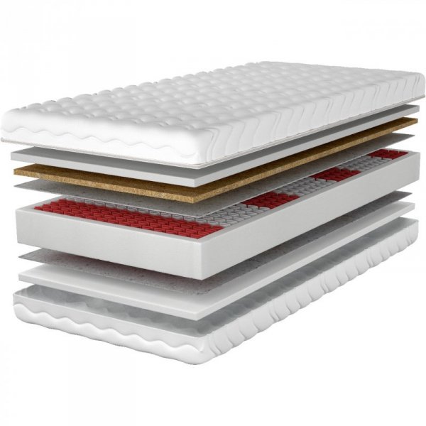 Materac 120x200 TORA multipocket kokos