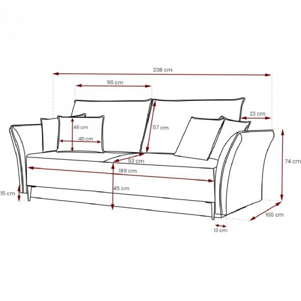 Sofa BERGI tiffany 10