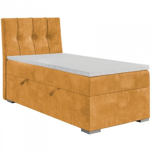 Łóżko kontynentalne DANO 90x200 prawy magic velvet 2215