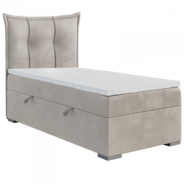 Łóżko kontynentalne MIRO 90x200 lewy magic velvet 2250