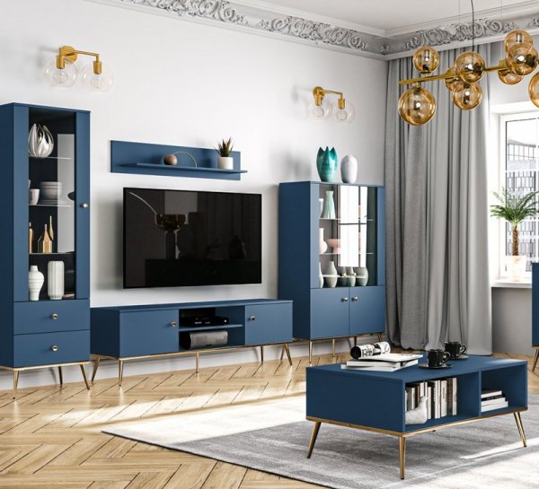 Komoda SOLER 03 błękit ciemny