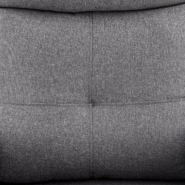 Fotel rozkładany FILIP ciemny popiel