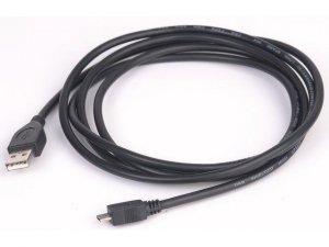 Kabel USB 2.0 Lanberg micro AM - USB AM 1,8m czarny