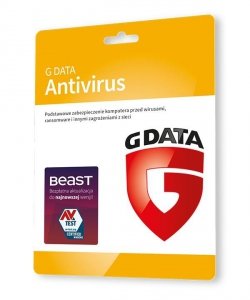 GDATA Antivirus 3PC 1rok karta-klucz