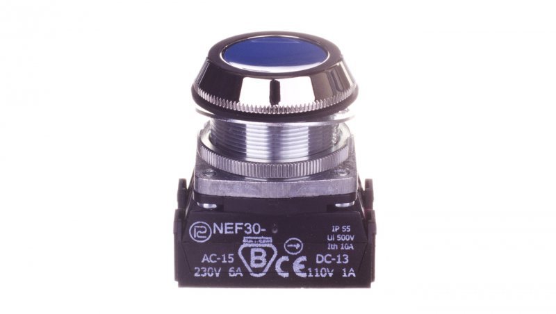 Przycisk sterowniczy 30mm niebieski 1Z 1R z samopowrotem W0-NEF30-K XY N promet 5900103063764
