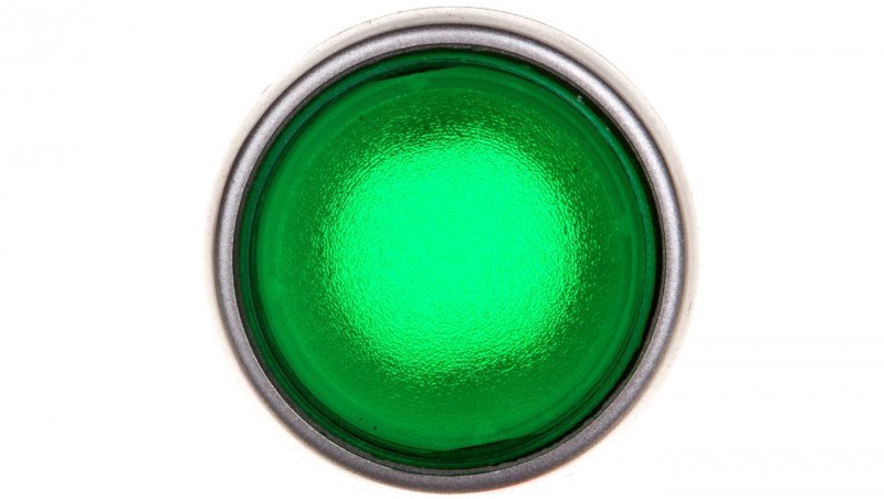 Przycisk sterowniczy 22mm zielony 1Z 1R z samopowrotem z podświetleniem ST22-KLZ-11-230-LEDAC spamel 5907723008618