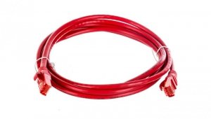Kabel krosowy (Patch Cord) U/UTP kat.6 czerwony 2m DK-1612-020/R