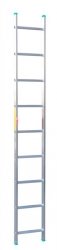 DRABINA ALUMINIOWA OPIERALNA 252CM 9 SZCZEBLI (1 SZT)