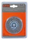 SZCZOTKA TARCZOWA Z TRZPIENIEM 100MM ZN (1 SZT)
