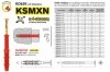 KOŁEK SZYBKI MONTAŻ KSMXN 6*40MM (2 STO)