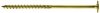 WKRĘT DO DREWNA Z KOŁNIERZEM NA TORX OCYNK ŻÓŁTY 8*380MM T40 (50 SZT)