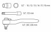 ZESTAW KLUCZY NASADOWYCH 1/2'', 1000V,  8 SZTUK (1 KPL)