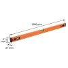 POZIOMICA ALUMINIOWA S300 3, LIBELLE 100CM. (1 SZT)