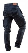 SPODNIE ROBOCZE 5-KIESZENIOWE DENIM ROZMIAR S (1 SZT)