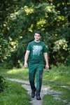 SPODNIE ROBOCZE OUTDOOR ZIELONO-SZARE ROZMIAR XXL (1 SZT)