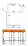 T-SHIRT GRANATOWY ROZMIAR XXL (1 SZT)