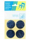 PODKŁADKA FILCOWA BLISTER CZARNA FI 40MM - 4SZT (1 SZT)