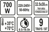 SUSZARKA SPOŻYWCZA, 9 SIT, 600-700W. (1 SZT)