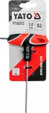 KLUCZ TRZPIENIOWY HEX Z RĘKOJEŚCIĄ 3MM (1 SZT)