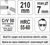 SZCZYPCE DO CIĘCIA PRZEWODÓW 210MM MAX.7MM (1 SZT)