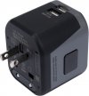 ADAPTER PODRÓŻNY UNIW. 2XUSB 12W (1 SZT)
