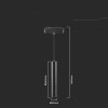 Oprawa Projektor Szynosystem SMART 48V V-TAC 8W LED CCT 30st SMART WiFi TRACKLIGHT Czarna VT-908D 2700K-6400K 700lm 3 Lata Gwara