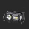 Latarka 3w1 Czołowa Rowerowa V-TAC 3W SMD Ładowanie USB-C IP43 VT-9902 190lm