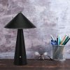 Lampka Biurkowa Nocna V-TAC 3W LED 33cm CCT Ładowanie USB-C Ściemnianie Czarna Skóra VT-10117 3000K-6000K 240lm