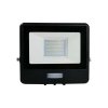 Projektor LED V-TAC 20W SAMSUNG CHIP Czujnik Ruchu Czarny Z MUFĄ VT-128S 6500K 1510lm 5 Lat Gwarancji