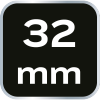 Nasadka sześciokątna długa 1/2, 32 mm, Superlock