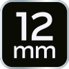 Nasadka udarowa 1/2, 12 x 38mm, Cr-Mo