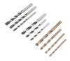 Wiertarka udarowa 650W, uchwyt samozaciskowy 13 mm, obroty 0-3000 min⁻¹, walizka + 10 wierteł