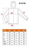 Kurtka robocza softshell z kapturem odpinanym, rozmiar XL